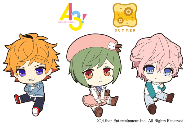 「A3! ぺたん娘トレーディングラバーストラップ~夏組